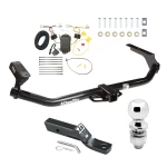 Trailer Tow Hitch For 09-17 Toyota Venza All Models Complete Package w/ Wiring and 2" Ball