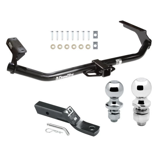 Trailer Tow Hitch For 09-17 Toyota Venza Receiver w/ 1-7/8" and 2" Ball