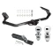 Trailer Tow Hitch For 09-17 Toyota Venza Receiver w/ 1-7/8" and 2" Ball