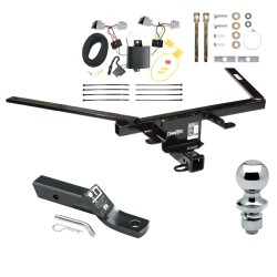 Trailer Tow Hitch For 10-19 Ford Taurus All Models Complete Package w/ Wiring and 1-7/8" Ball