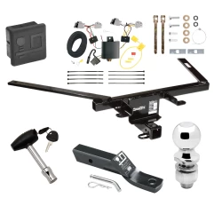 Trailer Tow Hitch For 10-19 Ford Taurus All Models Deluxe Package Wiring 2" Ball and Lock