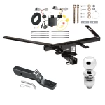 Trailer Tow Hitch For 10-19 Ford Taurus All Models Complete Package w/ Wiring and 2" Ball