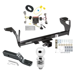 Trailer Tow Hitch For 10-17 Volvo XC60 All Models Complete Package w/ Wiring and 2" Ball