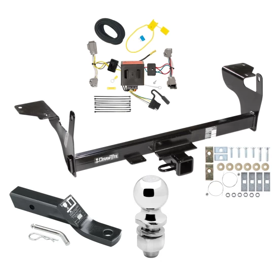 Trailer Tow Hitch For 10-17 Volvo XC60 All Models Complete Package w/ Wiring and 2" Ball