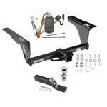 Trailer Tow Hitch For 10-19 Subaru Outback Wagon Except Sport Complete Package w/ Wiring and 1-7/8" Ball