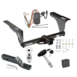 Trailer Tow Hitch For 10-19 Subaru Outback Wagon Deluxe Package Wiring 2" Ball and Lock