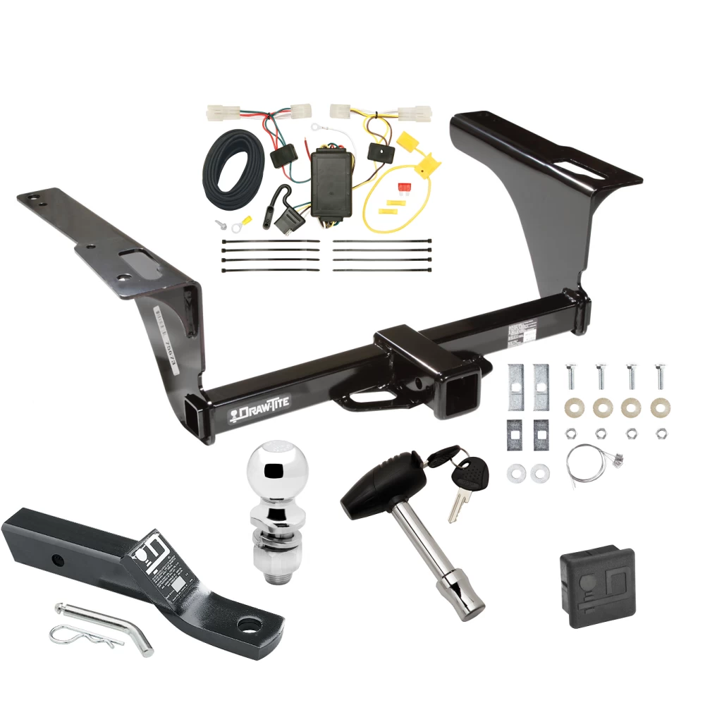 Trailer Tow Hitch For 10-14 Subaru Legacy All Models Deluxe Package Wiring 2" Ball and Lock