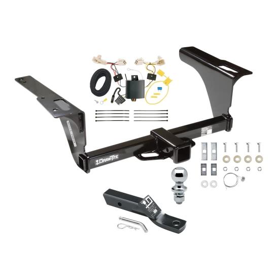 Trailer Tow Hitch For 15-19 Subaru Legacy All Models Complete Package w/ Wiring and 1-7/8" Ball