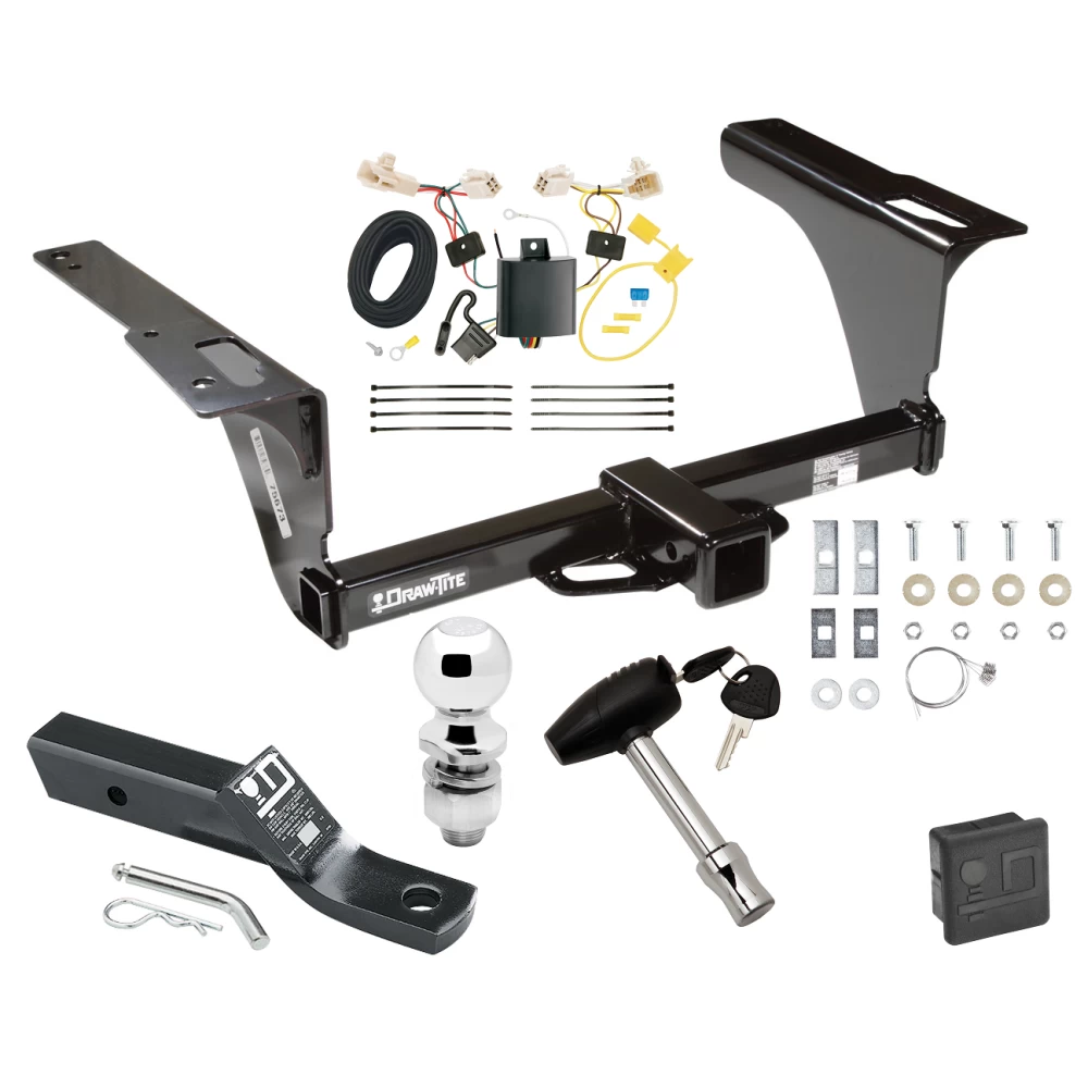 Trailer Tow Hitch For 15-19 Subaru Legacy All Models Deluxe Package Wiring 2" Ball and Lock