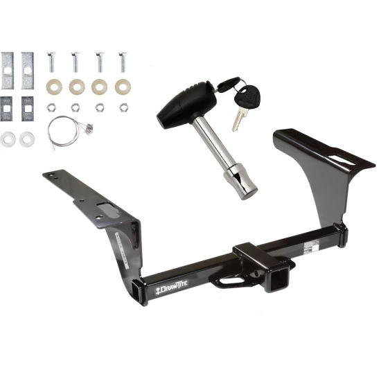 Trailer Hitch For 10-19 Subaru Legacy Outback 10-12 Except Sport w/ Security Lock Pin Key