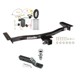 Trailer Tow Hitch For 10-12 Lexus RX350 All Models Complete Package w/ Wiring and 1-7/8" Ball