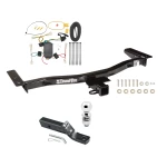 Trailer Tow Hitch For 10-12 Lexus RX350 All Models Complete Package w/ Wiring and 2" Ball