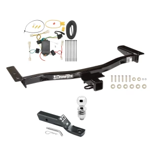 Trailer Tow Hitch For 10-12 Lexus RX350 All Models Complete Package w/ Wiring and 2" Ball