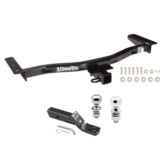 Trailer Tow Hitch For 10-15 Lexus RX450h RX350 12-15 Except F Sport Receiver w/ 1-7/8" and 2" Ball