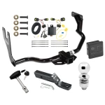 Trailer Tow Hitch For 10-13 Ford Transit Connect All Models Deluxe Package Wiring 2" Ball and Lock