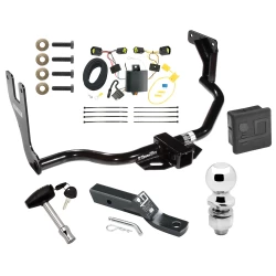 Trailer Tow Hitch For 10-13 Ford Transit Connect All Models Deluxe Package Wiring 2" Ball and Lock