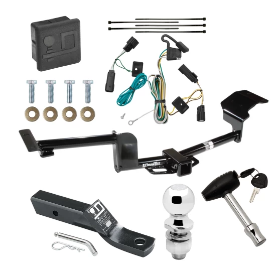 Trailer Tow Hitch For 09-20 Ford Flex All Models Deluxe Package Wiring 2" Ball and Lock
