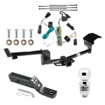 Trailer Tow Hitch For 09-20 Ford Flex All Models Complete Package w/ Wiring and 2" Ball
