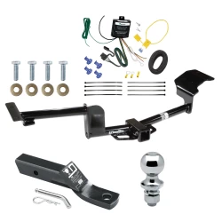 Trailer Tow Hitch For 10-19 Lincoln MKT 09-20 Ford Flex Complete Package w/ Wiring and 1-7/8" Ball