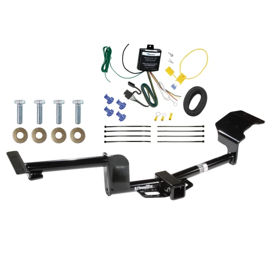 Trailer Tow Hitch For 10-19 Lincoln MKT 09-20 Ford Flex w/ Wiring Harness Kit