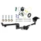Trailer Tow Hitch For 10-19 Lincoln MKT 09-20 Ford Flex w/ Wiring Harness Kit