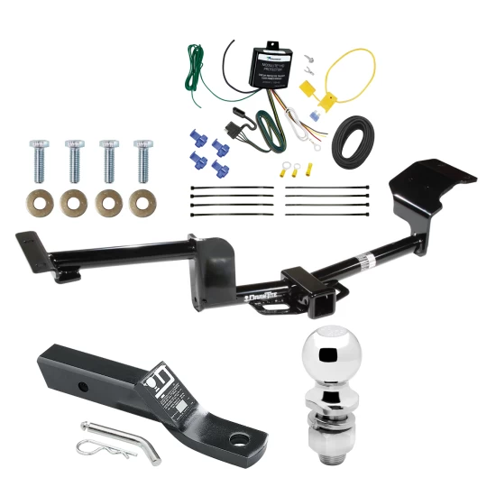 Custom Fit Trailer Hitch Wiring Harness (Requires Splicing) 2" Drop Ball-Mount w/ Pin/Clip 2" Chrome Ball Installation Hardware Installation Instructions 75679 119148 23 63845 Draw-Tite Trailer Tow Hitch 15-20 Lincoln MKT Complete Package Wirin Trailer Tow Hitch For 10-20 Lincoln MKT Complete Package w/ Wiring and 2" Ball