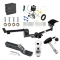 Trailer Tow Hitch For 10-19 Lincoln MKT 09-20 Ford Flex Deluxe Package Wiring 2" Ball and Lock