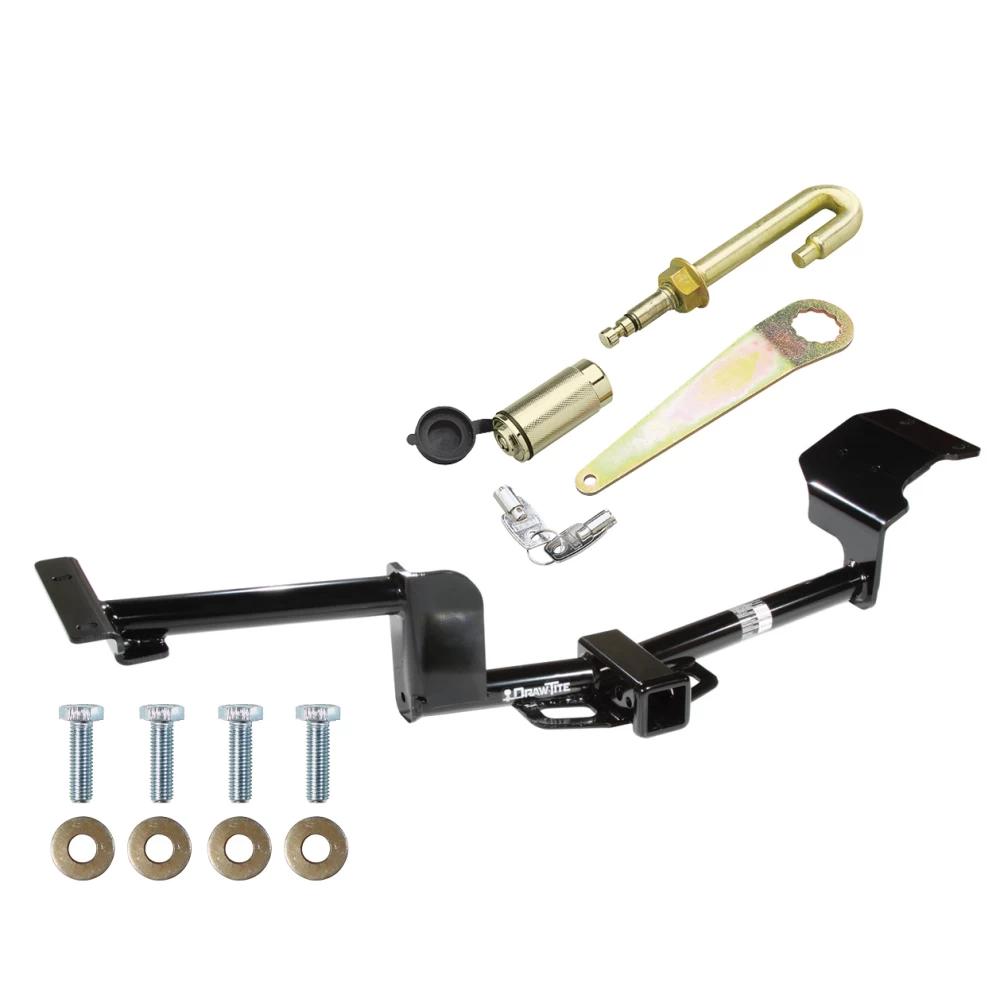 Trailer Tow Hitch For 09-20 Ford Flex 10-19 Lincoln MKT Class 3 2" Towing Receiver w/ J-Pin Anti-Rattle Lock