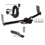 Trailer Tow Hitch For 10-16 Cadillac SRX w/ factory Tow PKG Package w/ Wiring and 1-7/8" Ball