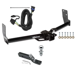 Trailer Tow Hitch For 10-16 Cadillac SRX w/ factory Tow PKG Package w/ Wiring and 1-7/8" Ball