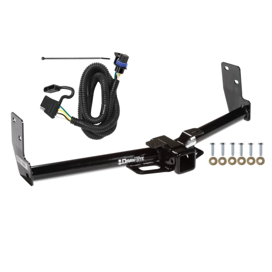 Trailer Tow Hitch For 10-16 Cadillac SRX w/ factory Tow PKG w/ Wiring Harness Kit