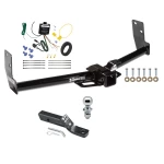 Trailer Tow Hitch For 10-16 Cadillac SRX w/o Factory Tow PKG Complete Package w/ Wiring and 1-7/8" Ball