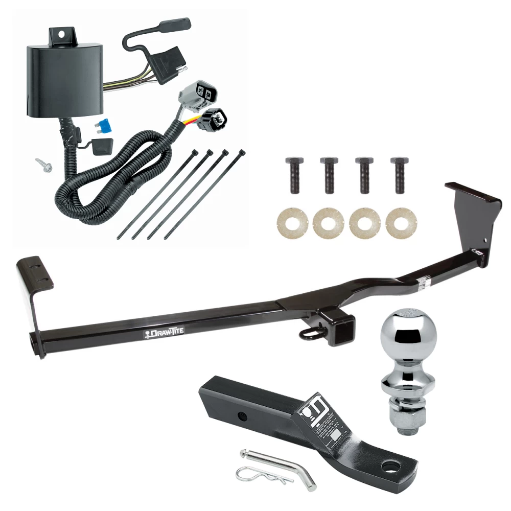 Trailer Tow Hitch For 11-13 KIA Sorento V6 Models Complete Package w/ Wiring and 1-7/8" Ball