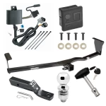 Trailer Tow Hitch For 11-13 KIA Sorento V6 Models Deluxe Package Wiring 2" Ball and Lock