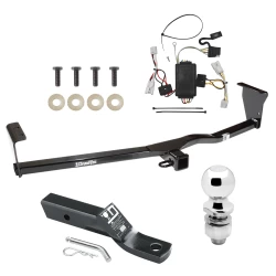 Trailer Tow Hitch For 10-12 Hyundai Santa Fe w/o Factory Tow PKG Complete Package w/ Wiring and 2" Ball