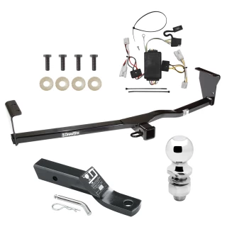 Trailer Tow Hitch For 10-12 Hyundai Santa Fe w/o Factory Tow PKG Complete Package w/ Wiring and 2" Ball