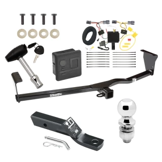Trailer Tow Hitch For 11-13 KIA Sorento 4 Cyl. Deluxe Package Wiring 2" Ball and Lock