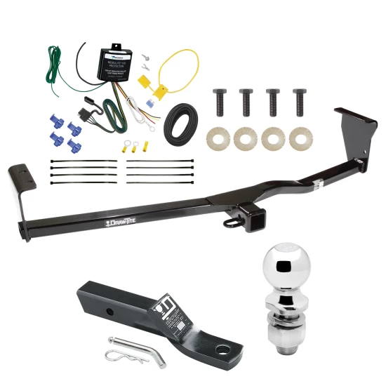Custom Fit Trailer Hitch Wiring Harness (Requires Splicing) 2" Drop Ball-Mount w/ Pin/Clip 2" Chrome Ball Installation Hardware Installation Instructions 75684 119148 23 63845 Draw-Tite Trailer Tow Hitch 11-13 KIA Sorento SX V6 without Factory Trailer Tow Hitch For 11-13 KIA Sorento SX V6 without Factory Tow Package w/ Wiring and 2" Ball