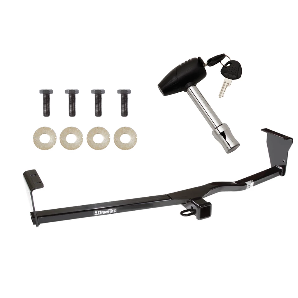 Trailer Hitch For 10-12 Hyundai Santa Fe 11-13 KIA Sorento w/ Security Lock Pin Key