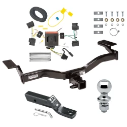 Trailer Tow Hitch For 09-10 Ford Edge Sport Complete Package w/ Wiring and 1-7/8" Ball