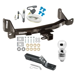 Trailer Tow Hitch For 09-14 Ford F-150 10-14 F-150 Raptor Complete Package w/ Wiring and 2" Ball