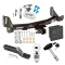 Trailer Tow Hitch For 09-14 Ford F-150 10-14 F-150 Raptor Deluxe Package Wiring 2" Ball and Lock