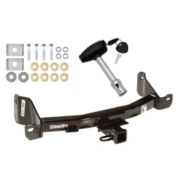 Trailer Tow Hitch For 09-14 F-150 10-14 Raptor w/o OEM Hitch w/ Security Lock Pin Key