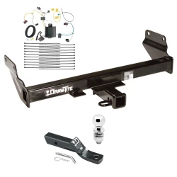 Trailer Tow Hitch For 14-21 Jeep Grand Cherokee 22-22 WK Complete Package w/ Wiring and 1-7/8" Ball.