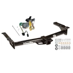 Trailer Tow Hitch For 92-94 Ford Econoline Van All Exc Shuttle Bus w/ Wiring Harness Kit