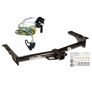 Trailer Tow Hitch For 95-03 Ford Econoline Van All Exc Shuttle Bus w/ Wiring Harness Kit