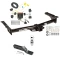 Trailer Tow Hitch For 08-14 Ford Econoline Van All Exc Shuttle Bus Complete Package w/ Wiring and 2" Ball