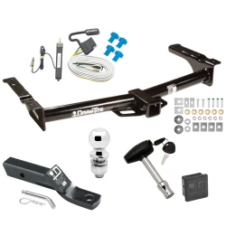 Trailer Tow Hitch For 75-07 Ford Econoline Van Except Shuttle Bus Deluxe Package Wiring 2" Ball and Lock