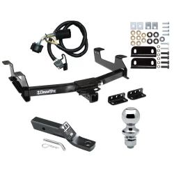 Trailer Tow Hitch For 11-14 Chevrolet Silverado GMC Sierra 2500 HD 3500 HD Complete Package w/ Wiring and 1-7/8" Ball