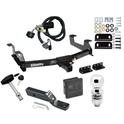 Trailer Tow Hitch For 11-14 Chevrolet Silverado GMC Sierra 2500 HD 3500 HD Deluxe Package Wiring 2" Ball and Lock